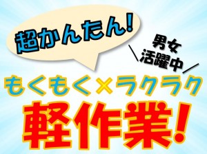 日勤専属カメラレンズ製造!軽作業staff!