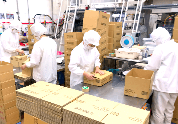 商品梱包の写真