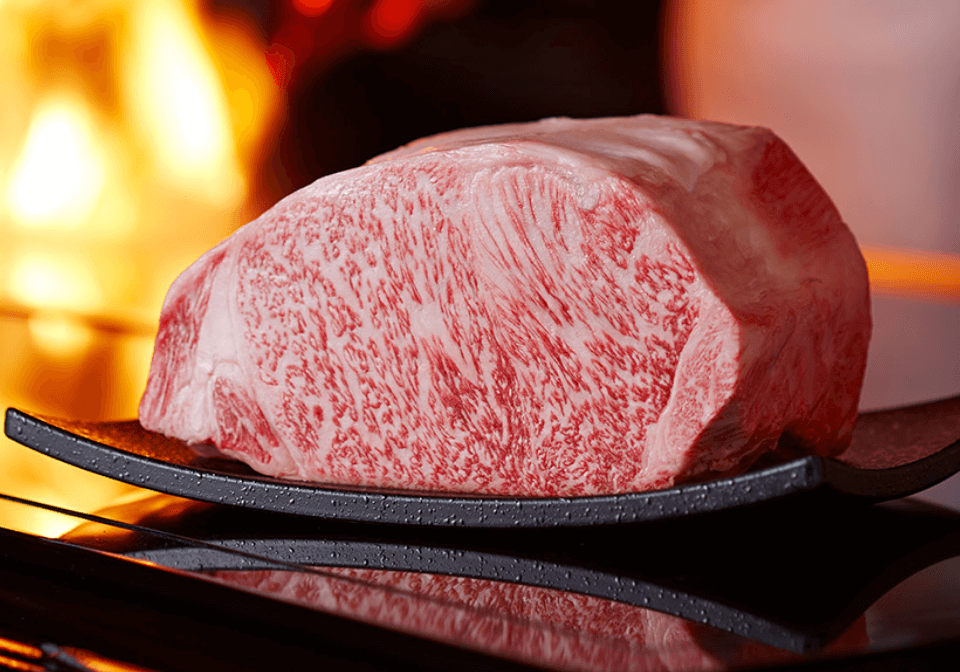 お店のステーキの写真