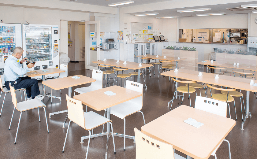 社員の食堂