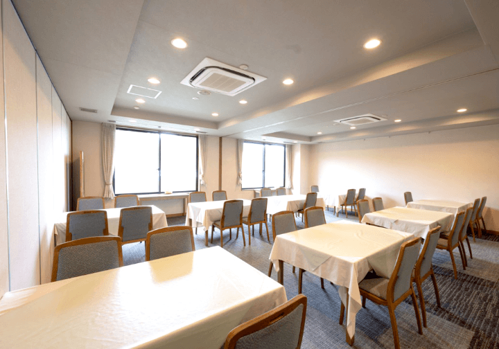 クラブハウスにあるレストラン