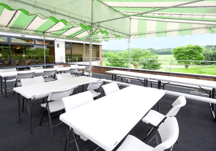 クラブハウスにあるレストラン