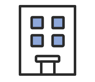 寮・社宅あり<　イラスト