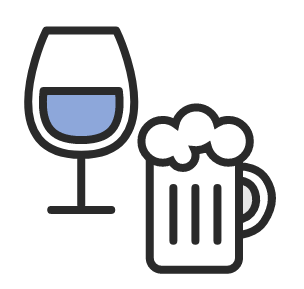 懇親会費補助　イラスト