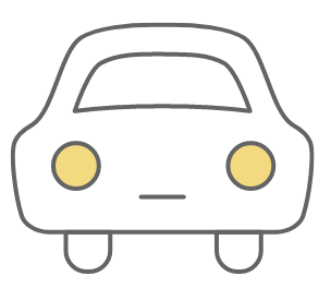 マイカー通勤　アイコン