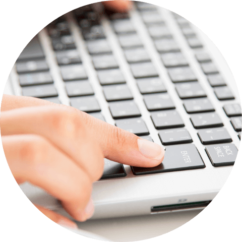 キーボードをタイプする