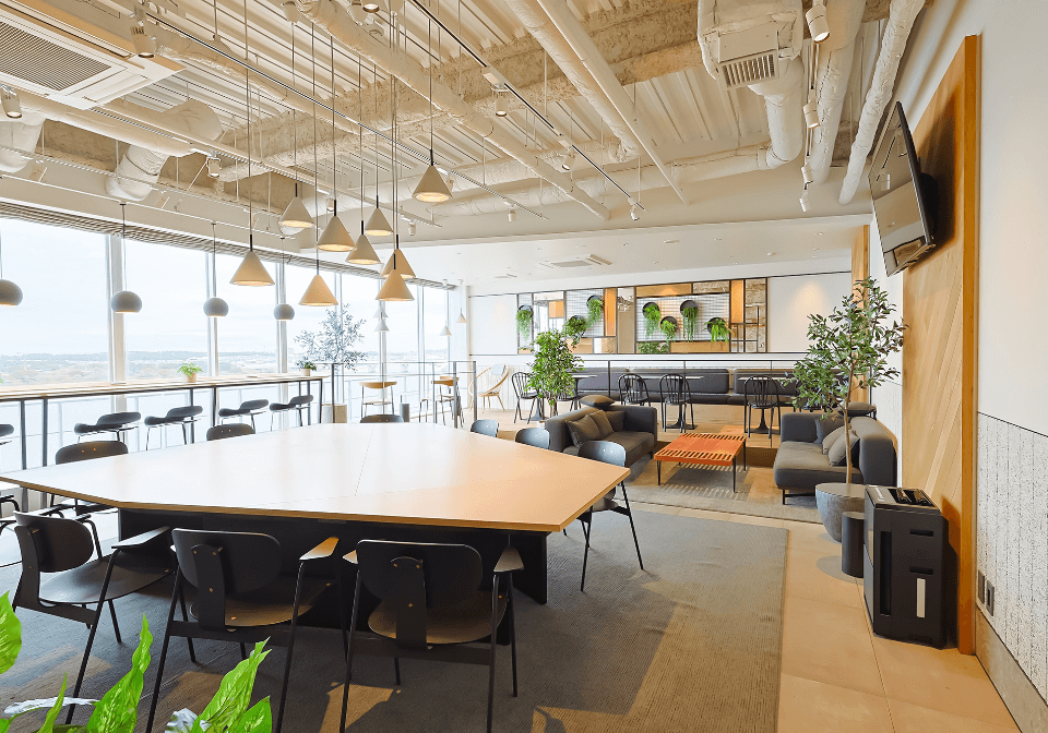 モダンな休憩所