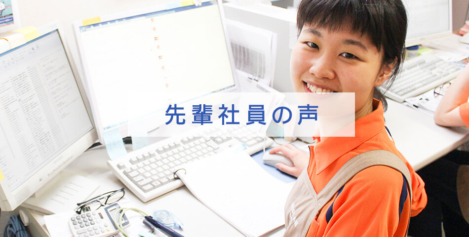 イメージ:先輩社員の声